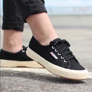 Superga Cotu Classic — Black — Size 8.5 — NWT